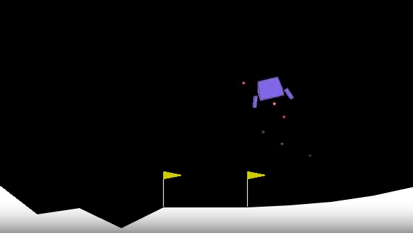 Policy-based Deep RL: Lunar Landing